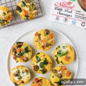 Savory Sausage, Sweet Potato, and Kale Egg Bites Whole30 Paleo 9 Sausage, Sweet Potato, and Kale Egg Cups