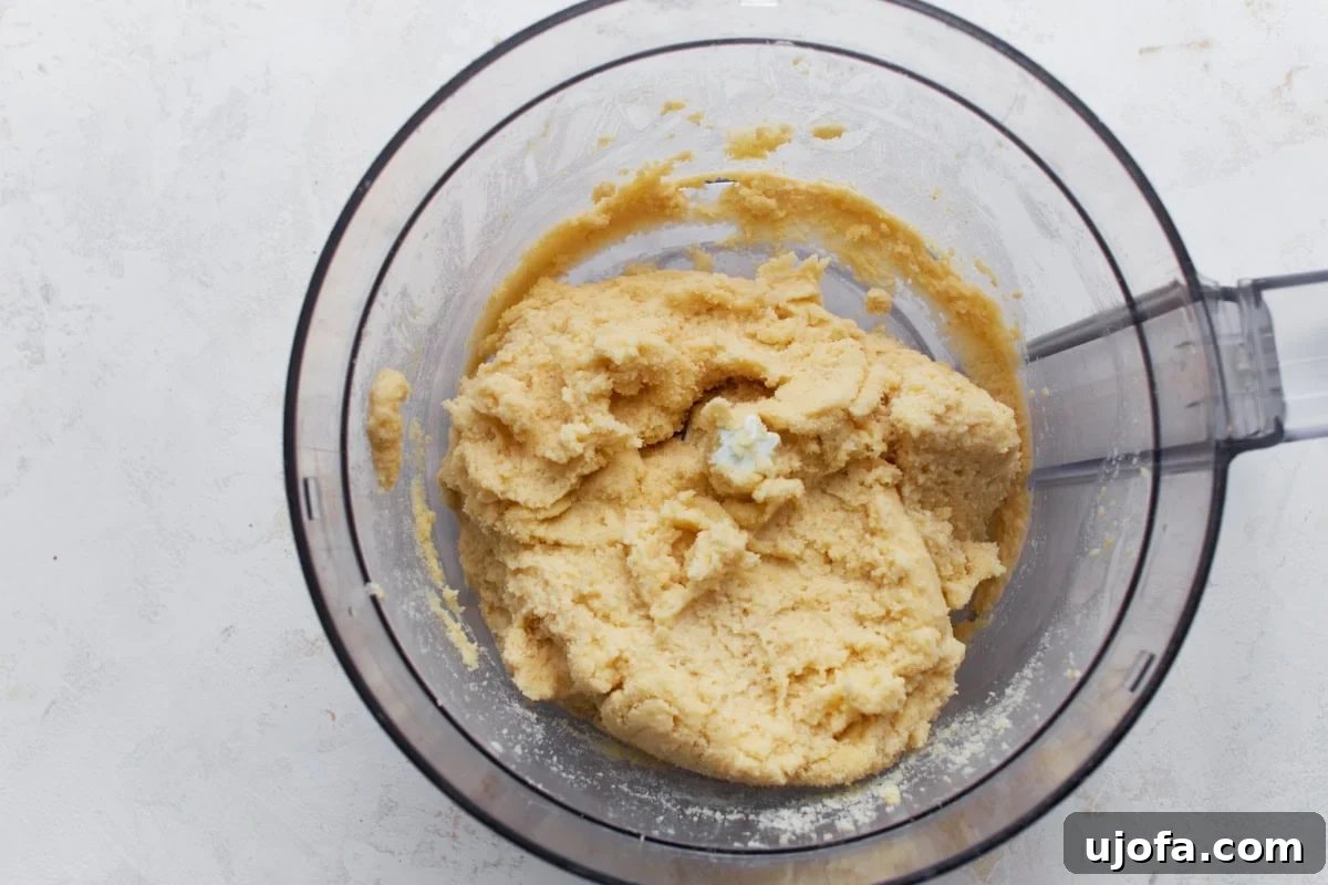 Perfect Keto Bagels 8 Soft, slightly sticky keto bagel dough fully mixed and ready to shape.