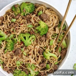 Beef and Broccoli Ramen Stir Fry