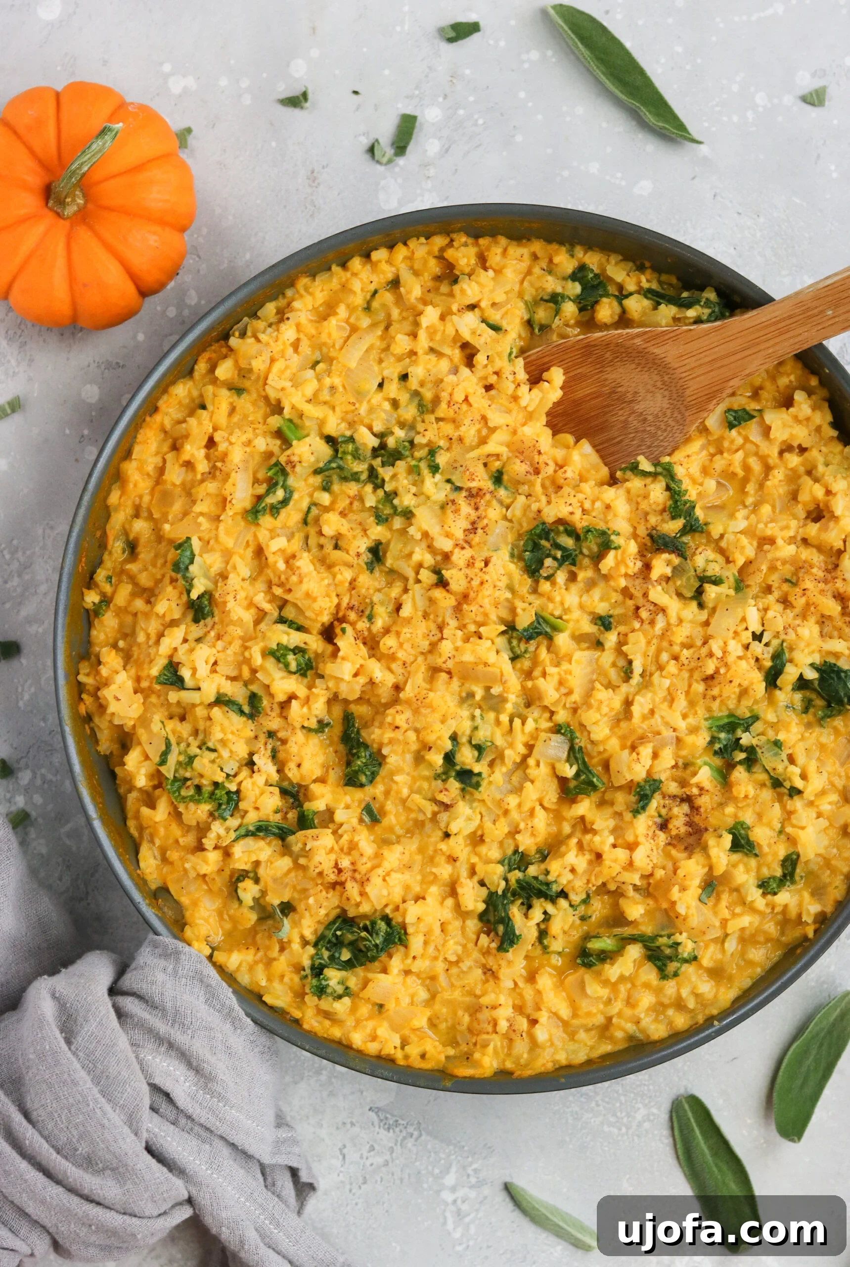 Whole30 Pumpkin Risotto 