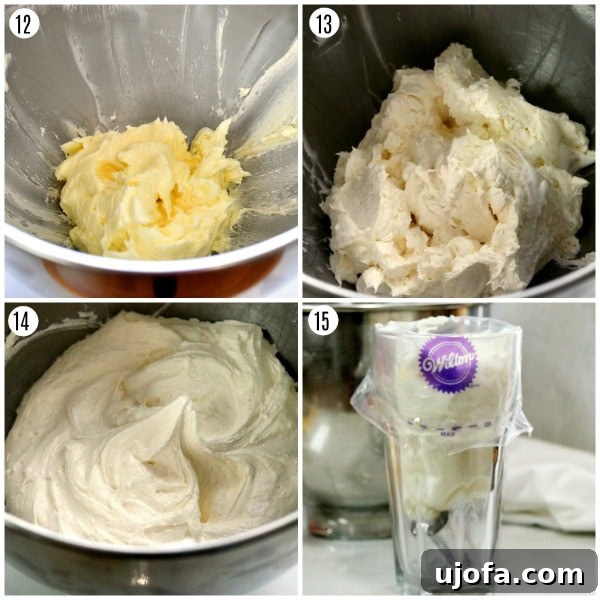 marshmallow buttercream frosting recipe steps