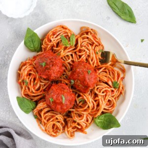 Gluten Free Italian Meatballs with Homemade Marinara