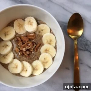 Warm Pumpkin Spice Chia Pudding in a bowl, ready to be served.
