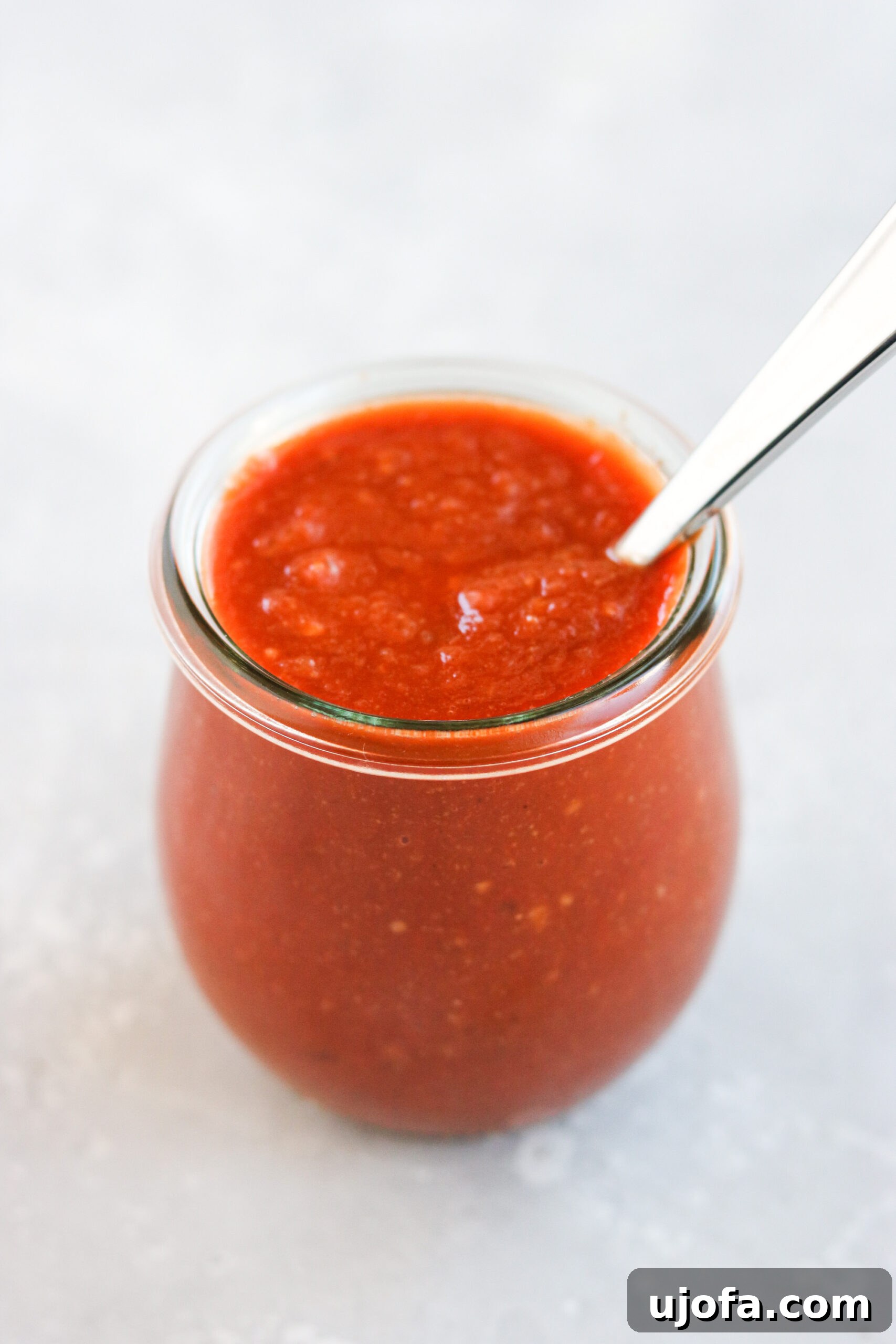 Spicy Paleo Chorizo Huevos Rancheros 3 Homemade Paleo Ranchero Sauce in a Bowl