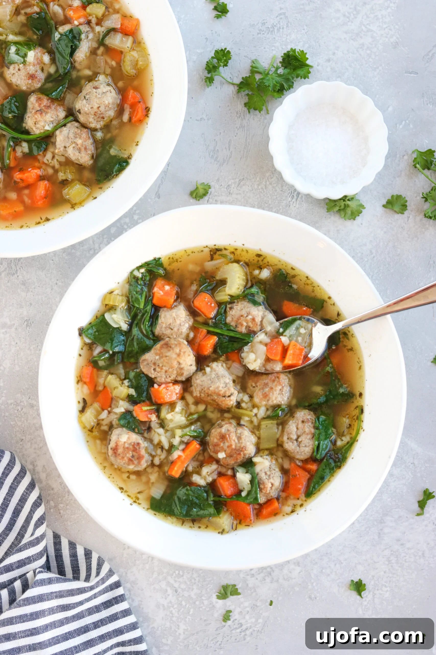 Wholesome Instant Pot Whole30 Italian Wedding Soup 2 Italian Wedding Soup made in the Instant Pot