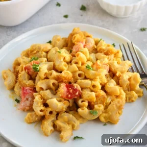 Dairy Free Lobster Butternut Squash Mac and Cheese