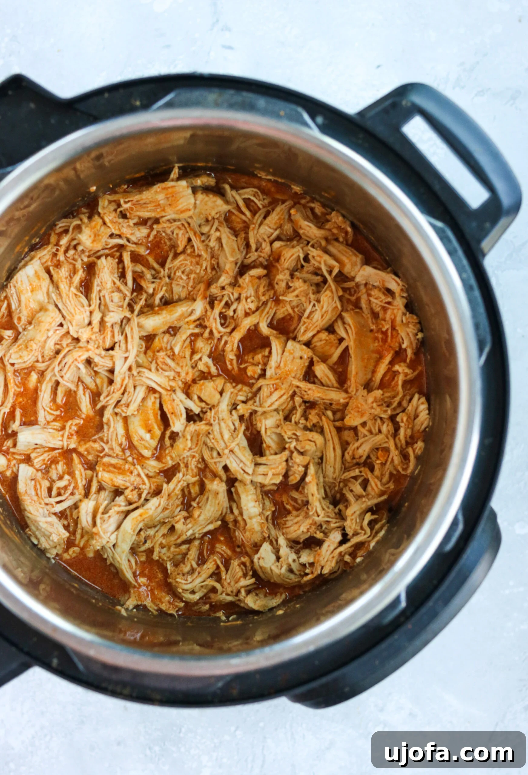 Instant Pot Shredded Buffalo Chicken