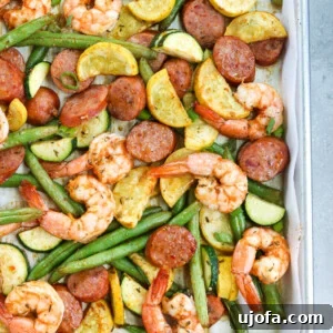 Sheet Pan Cajun Shrimp, Sausage and Veggies