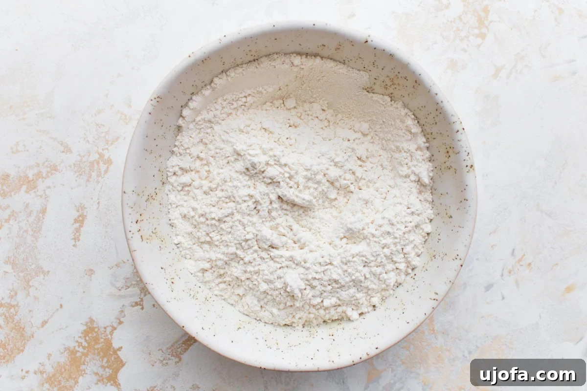 A bowl of gluten-free flour mixture