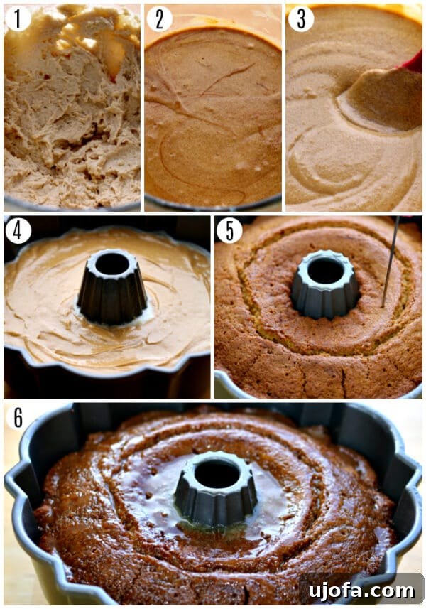 Versatile Gluten-Free Gingerbread Cake 3 Step-by-step photos showing the process of making gluten-free gingerbread cake