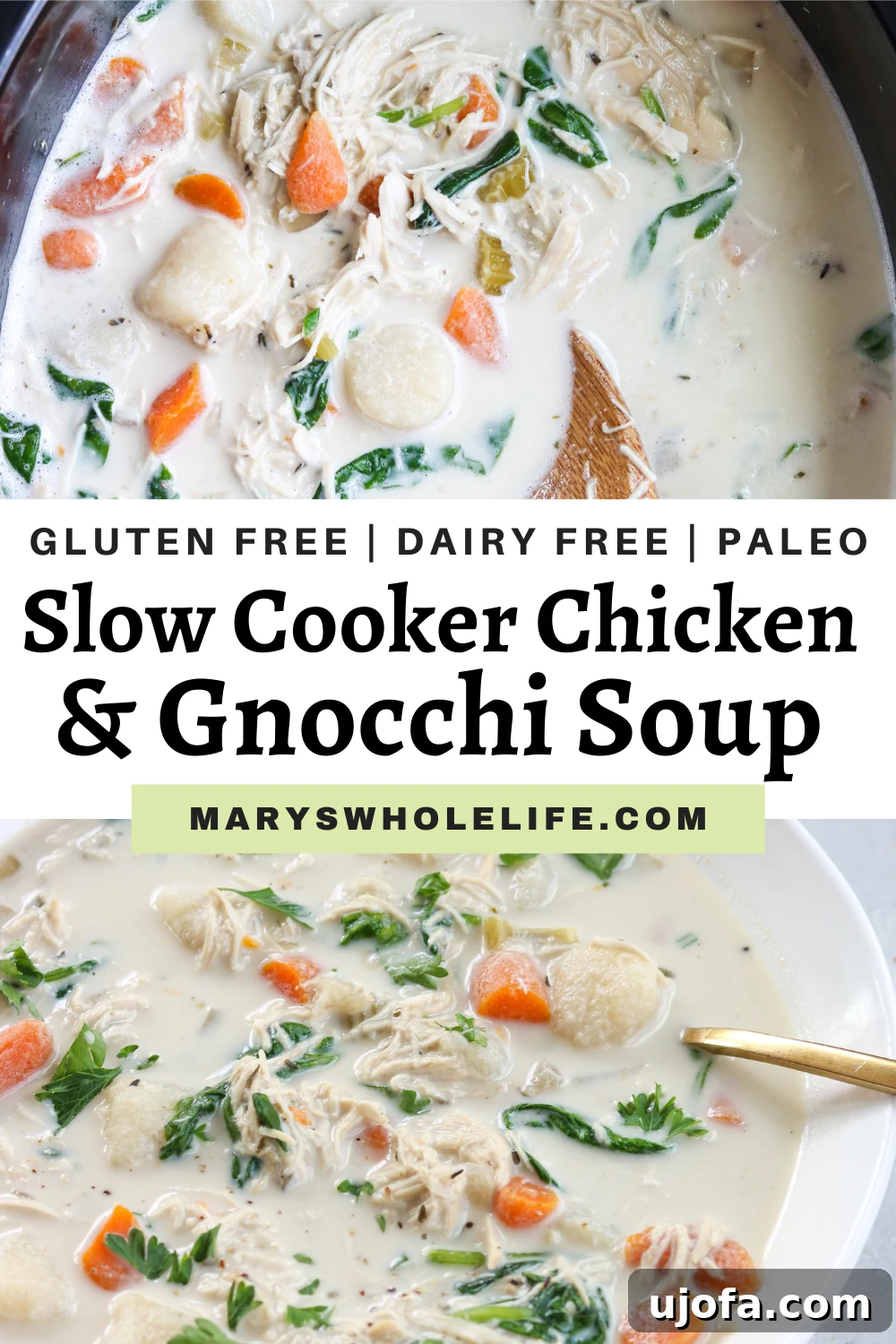 Paleo Chicken Gnocchi Soup, Gluten-Free