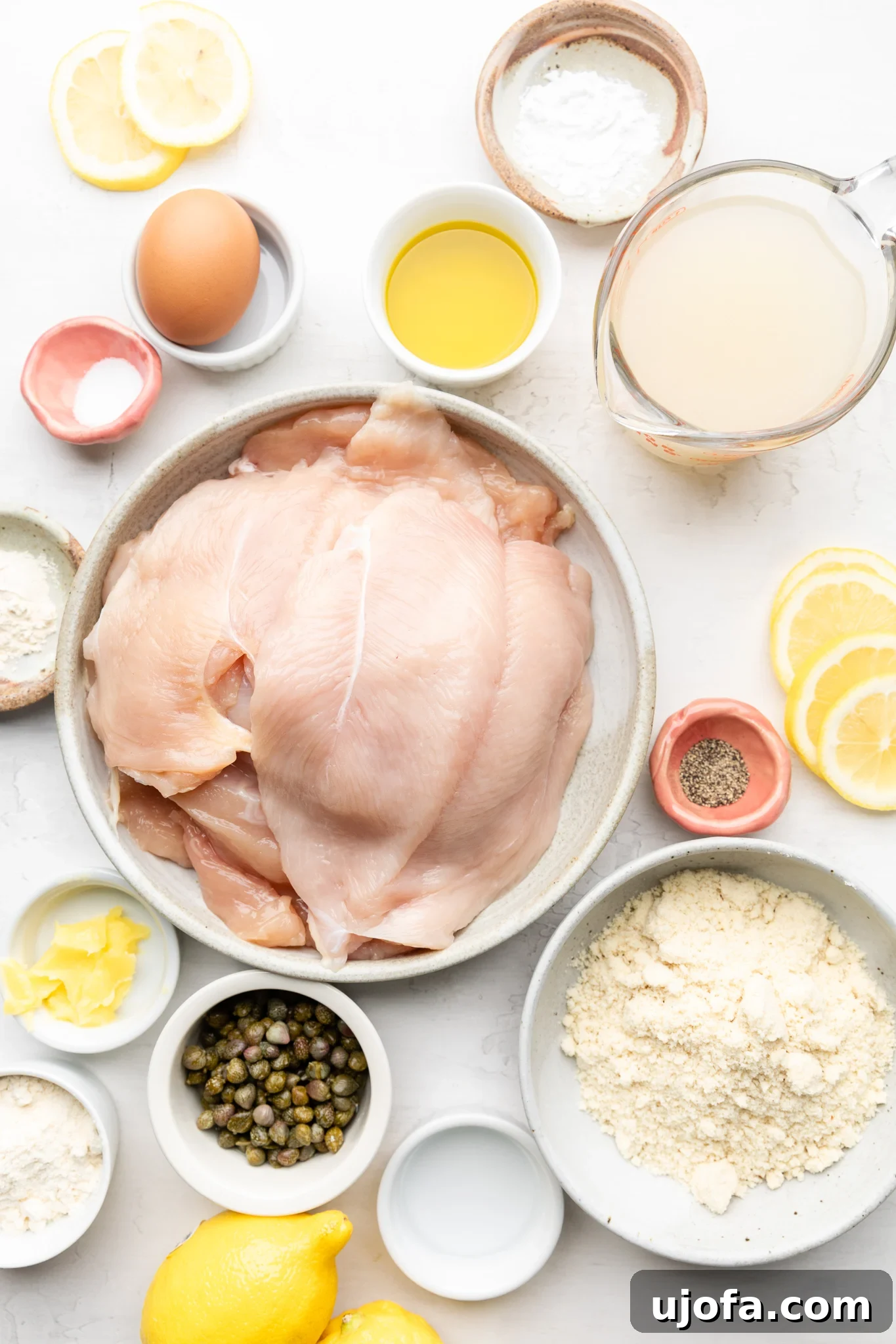 ingredients for whole30 chicken piccata