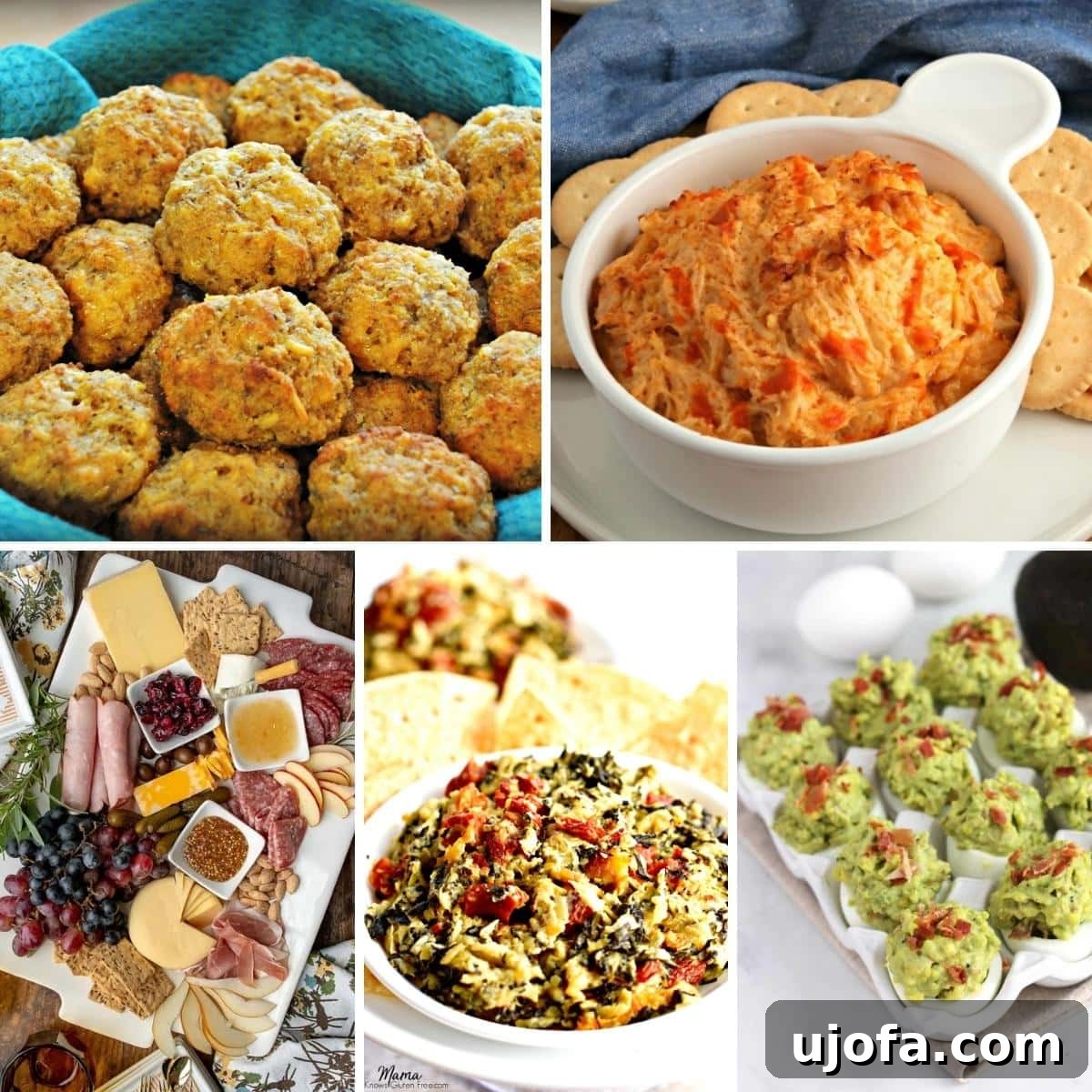 gluten-free appetizer recipes for Easter photo collage