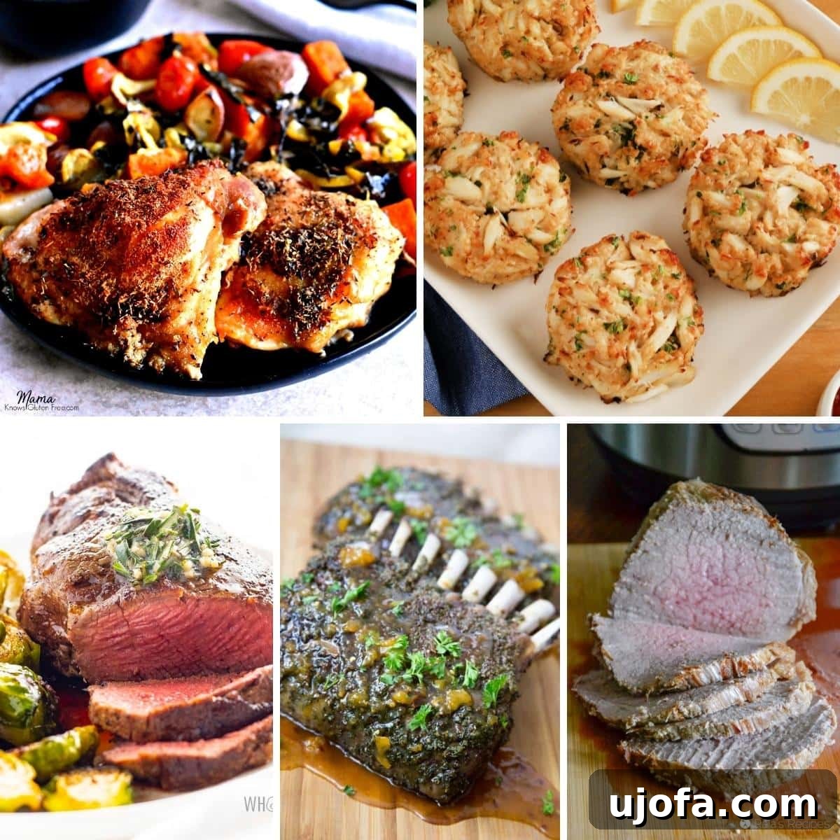 gluten-free Easter diner recipes photo collage