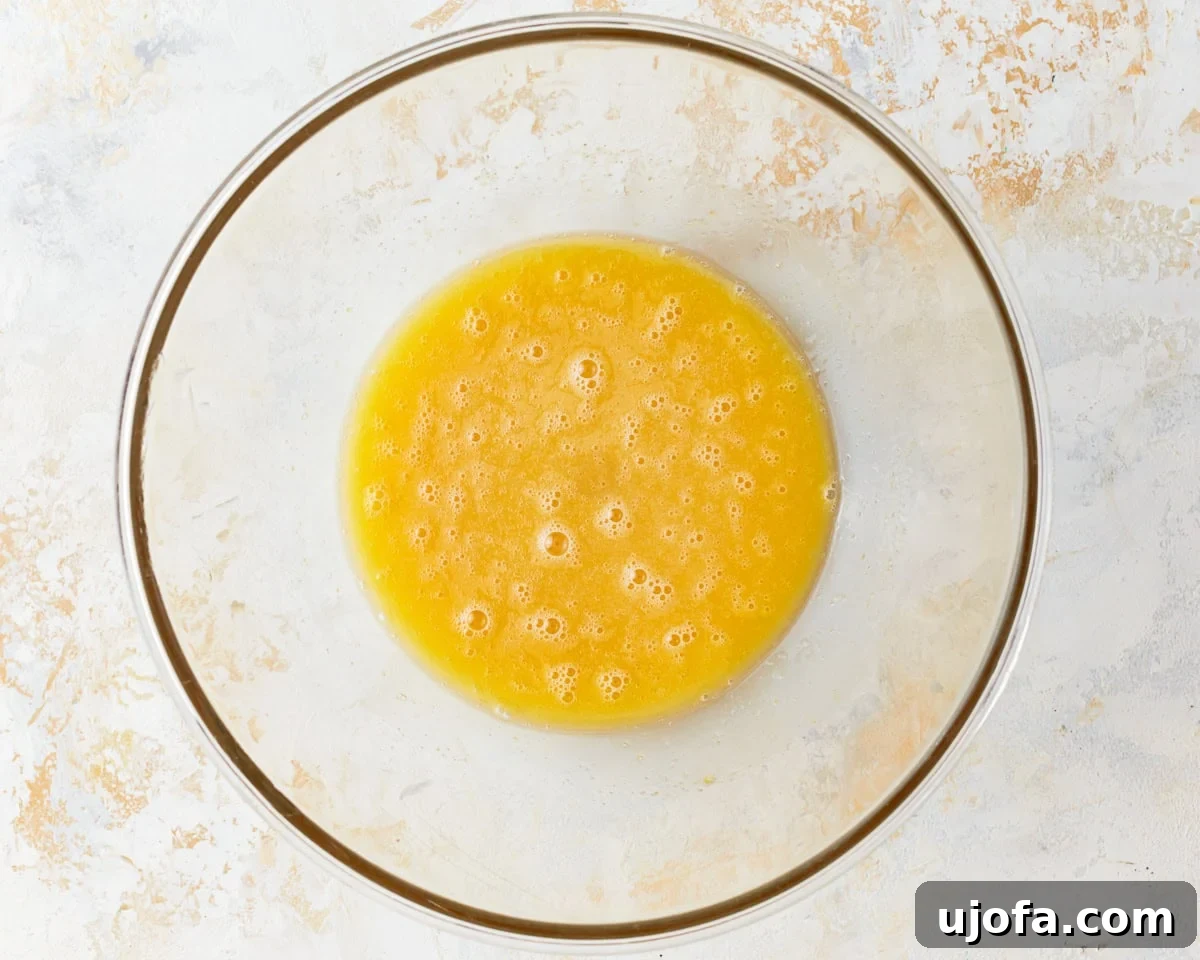 eggs in a glass bowl.