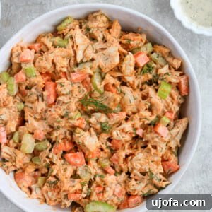 Keto Buffalo Chicken Salad