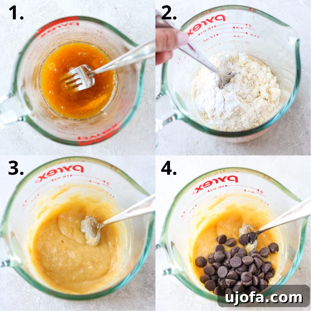 numbered step by step photos showing how to make this recipe