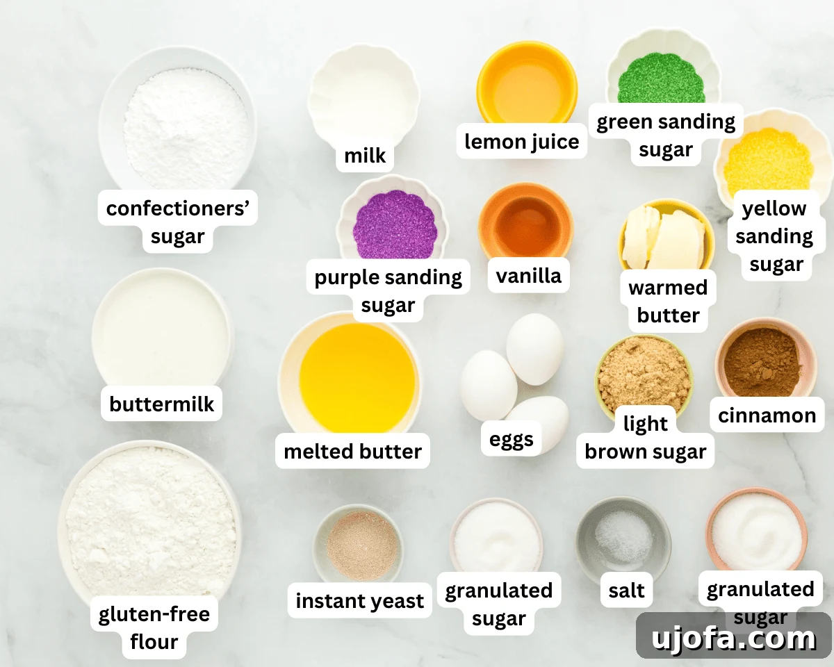 Mardi Gras Magic: Gluten-Free King Cake 4 ingredients to make gluten free king cake