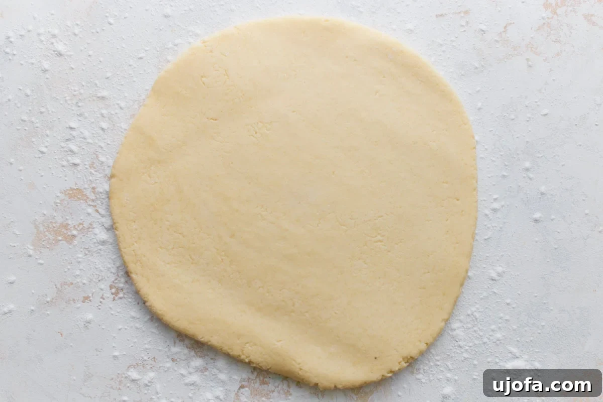 Gluten-Free Mochi Donuts Recipe: Chewy, Crispy & Irresistible 8 Rolled-out gluten-free mochi donut dough on a lightly floured surface