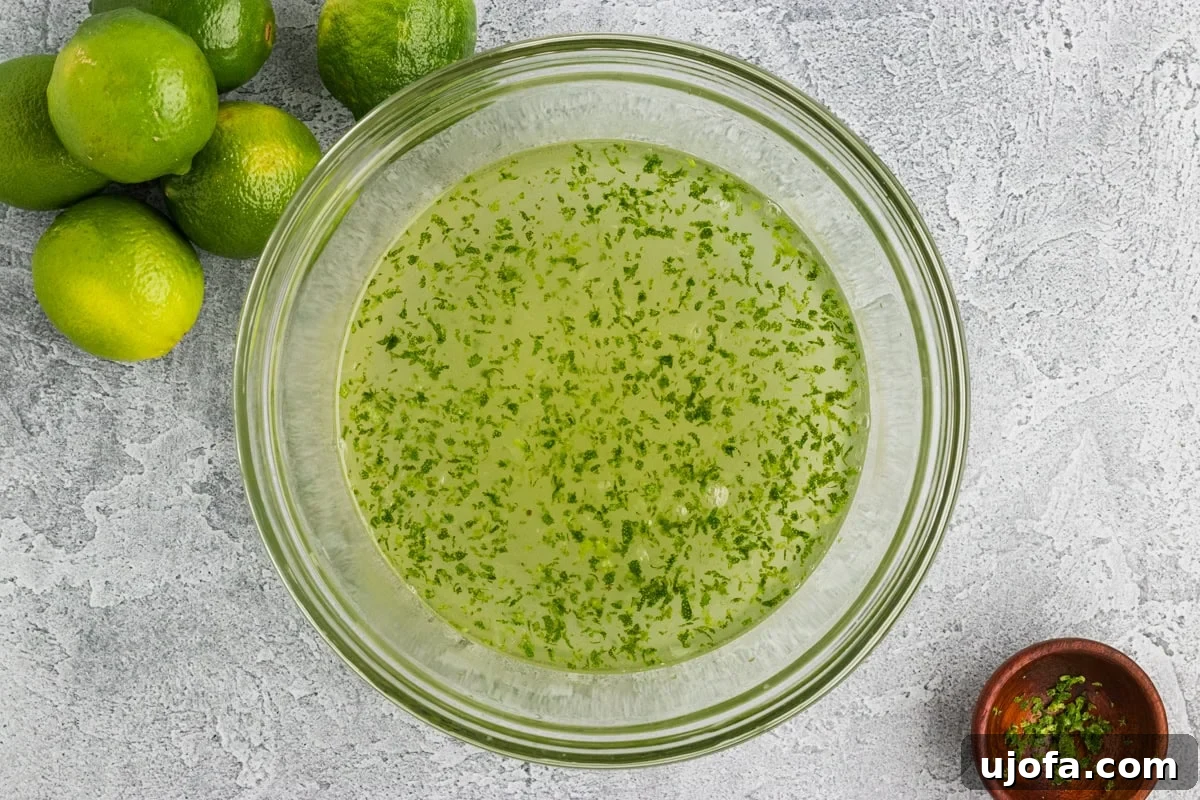 Refreshing Lime Sorbet Recipe: Zesty Homemade Citrus Sorbet 6 sorbet base mixed in a bowl