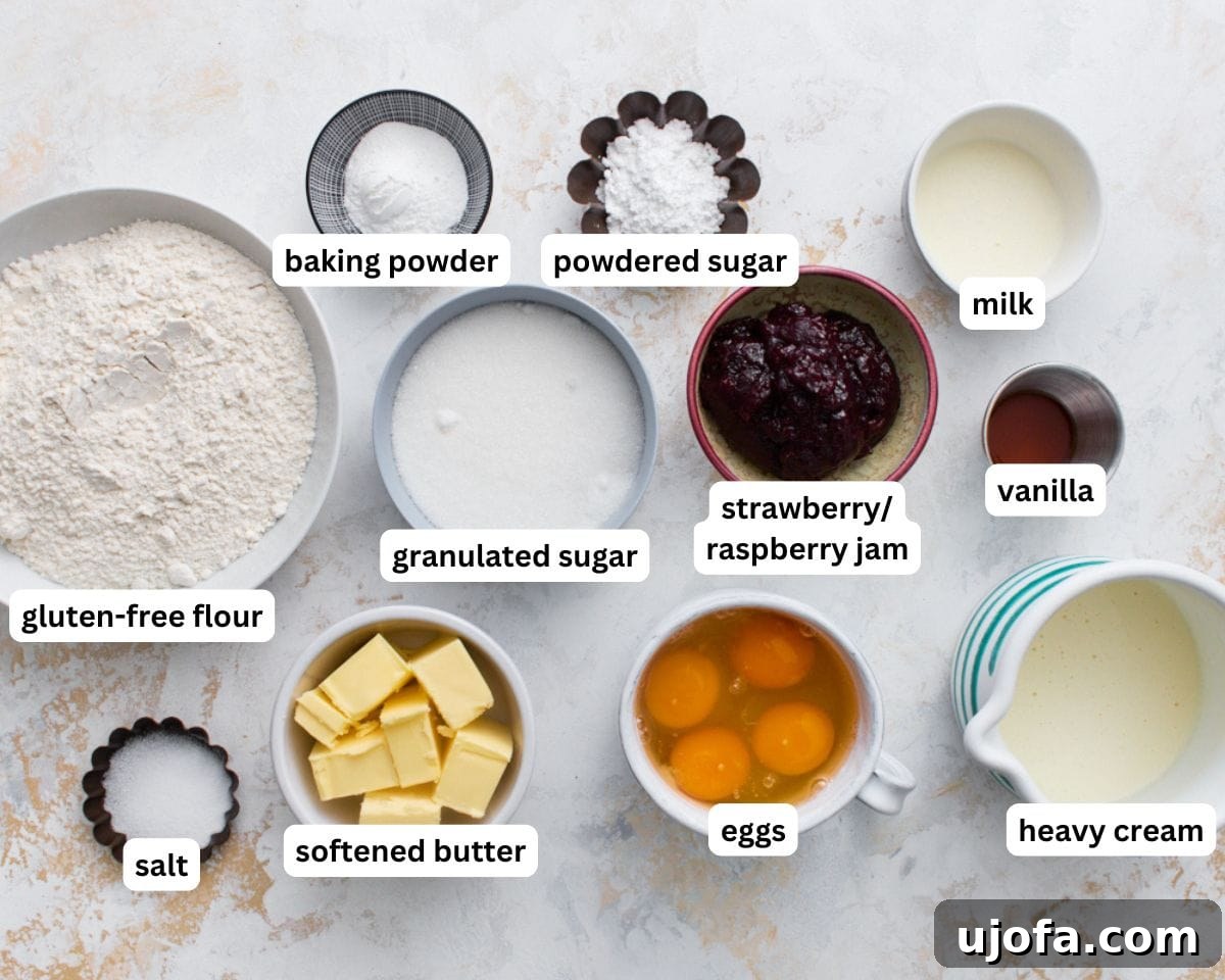 Classic Gluten-Free Victoria Sponge Cake Recipe 4 Gluten-free victoria sponge cake ingredients