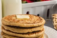 Fluffy Oat Flour Pancakes Recipe