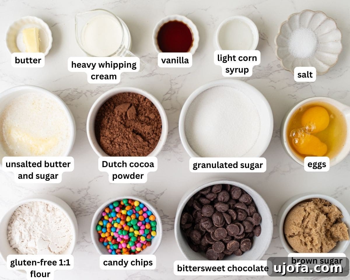 Gluten-Free Cosmic Brownies: Little Debbie Copycat Recipe 4 Little Debbie cosmic brownie ingredients