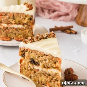 Delicious Gluten-Free and Dairy-Free Dessert Recipes 18 A close-up slice of gluten-free carrot cake with cream cheese frosting