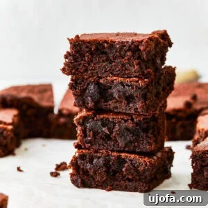 Delicious Gluten-Free and Dairy-Free Dessert Recipes 21 4 stacked gluten free brownies.